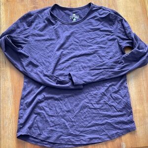 Sego Basics Women's Long Sleeve Tee - Deep Purple